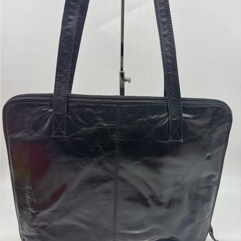 latico Black Leather Laptop Bag
